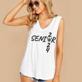 Lacrosse Senior 2024 Sticks And Ball Graduation Women's V-Neck Tank Top