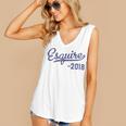 Lawyers Graduation Esquire Est 2018 Graduate Shirt Women's V-Neck Tank Top