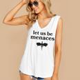 Let Us Be Menaces Dragon Book Lover Women's V-Neck Tank Top