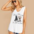 Life Better With 2 Cats Books Kitten Kitty Women Girls Kids Women's V-Neck Tank Top