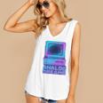 Lofi Reverie Analog Dreams Pixel 90s Desktop VHS Nostalgia Women's V-Neck Tank Top