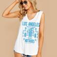 Los Angeles Hotrods Automotive Nostalgia Premium Tri-Blend Women's V-Neck Tank Top