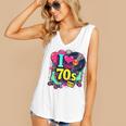 I Love The 70s Vintage Cassette Roller Vinyl Nostalgia 70s Premium Tri-Blend Women's V-Neck Tank Top I Love The 70s Vintage Cassette Roller Vinyl Nostalgia 70s Premium Tri-Blend Women's V-Neck Tank Top
