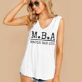 MBA Major Bad Ass Shirt Graduation T-Shirt Women's V-Neck Tank Top