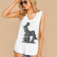 Men Pixel Art Geometric Book Human Drawing Graphic Men Women's V-Neck Tank Top