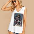 Mystical Library Book Reader The Introvert Tarot Card Women's V-Neck Tank Top Mystical Library Book Reader The Introvert Tarot Card Women's V-Neck Tank Top