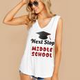 Next Stop Middle School Graduation Women's V-Neck Tank Top