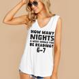 How Many Nights A Week Should You Be Reading 6-7 Book Lover Premium Tri-Blend Women's V-Neck Tank Top How Many Nights A Week Should You Be Reading 6-7 Book Lover Premium Tri-Blend Women's V-Neck Tank Top
