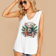North Pole Book Club Books Reading Mug Gingerbread Women's V-Neck Tank Top
