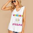 Nurse MSN Graduation Unicorn T-Shirt Nursing School Women's V-Neck Tank Top