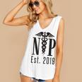 Nurse Practitioner Graduation NP Est 2019 Shirt Women's V-Neck Tank Top