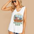 Office Zen Introvert Office Staff Secretary Employee Admin Women's V-Neck Tank Top Office Zen Introvert Office Staff Secretary Employee Admin Women's V-Neck Tank Top