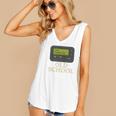 Old School 90s Pager Retro Nostalgia Vintage Tech Gen Women's V-Neck Tank Top