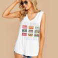 Old School Playlist Nostalgia Vibes Cassette Women's V-Neck Tank Top Old School Playlist Nostalgia Vibes Cassette Women's V-Neck Tank Top