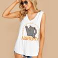Overthinking And Also Hungry Introverted Overthinker Women's V-Neck Tank Top