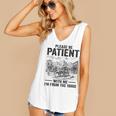Please Be-Patient With-Me I'm From The 1900s Oregon Trail Women's V-Neck Tank Top