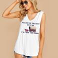 PLEASE BE PATIENT WITH ME I'M FROM THE 1900s 90s Meme Premium Women's V-Neck Tank Top PLEASE BE PATIENT WITH ME I'M FROM THE 1900s 90s Meme Premium Women's V-Neck Tank Top