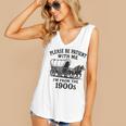 Please Be Patient With Me I'm From The 1900s Boomer Premium Tri-Blend Women's V-Neck Tank Top