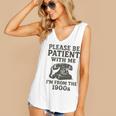 Please Be Patient With Me I'm From The 1900s Funny Premium Tri-Blend Women's V-Neck Tank Top