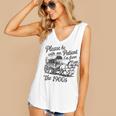 Please Be Patient With Me I'm From The 1900s Funny Women's V-Neck Tank Top