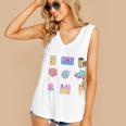 Please Be Patient With Me I'm From The 1900s Retro 90's Women's V-Neck Tank Top