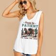Please Be Patient I'm From The 1900s Stagecoach Western Vint Women's V-Neck Tank Top Please Be Patient I'm From The 1900s Stagecoach Western Vint Women's V-Neck Tank Top