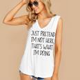 Pretend Introvert Introverted Apparel Women's V-Neck Tank Top Pretend Introvert Introverted Apparel Women's V-Neck Tank Top