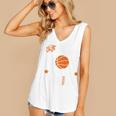 Proud Mom Of a Basketball Senior Class Of 2026 Graduation Women's V-Neck Tank Top