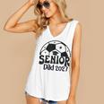 Proud Senior Dad Soccer Class Of 2027 Graduation Graduate Women's V-Neck Tank Top