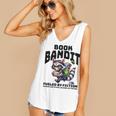 Racoon-Bookworm-Book Bandit-Fueled By Fiction Women's V-Neck Tank Top