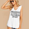 Reading Is My Favorite Sport Bookish Book-Club Bookworm Women's V-Neck Tank Top Reading Is My Favorite Sport Bookish Book-Club Bookworm Women's V-Neck Tank Top