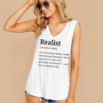 Realist Definition For Introverts Honest Personality Women's V-Neck Tank Top Realist Definition For Introverts Honest Personality Women's V-Neck Tank Top