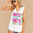 Retro 1980s 80's Baby 1990s 90's Made Me Nostalgia Vibes Premium Tri-Blend Women's V-Neck Tank Top