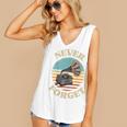 Retro Grammophone Never Forget Nostalgia Vintage Women's V-Neck Tank Top Retro Grammophone Never Forget Nostalgia Vintage Women's V-Neck Tank Top