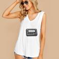 Retro Pager 90s Nostalgia Premium Tri-Blend Women's V-Neck Tank Top