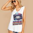 Rewind Good Times Retro VHS Tape Nostalgia 80s 90s Premium Tri-Blend Women's V-Neck Tank Top