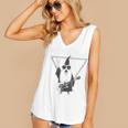 Rock & Roll Wizard Music Nostalgia Premium Tri-Blend Women's V-Neck Tank Top