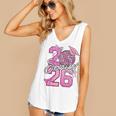 Senior 2026 Graduation Girls Coquette Pink Bow Class Of 2026 Premium Women's V-Neck Tank Top