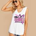 Senior 2027 Class Of 2027 Coquette Girl Pink Graduation 2027 Women's V-Neck Tank Top