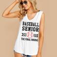 Senior Class Of 2025 Baseball Senior Night Graduation Party Women's V-Neck Tank Top
