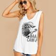 Sheep Baa Crow Caw Back Off Pun Tee For Introverts & Teens Women's V-Neck Tank Top