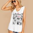 Skelanimals I Bite Vintage Retro Dead Pet Textbook Collage Women's V-Neck Tank Top