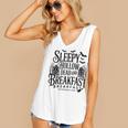 Sleepy Hollow Dead And Breakfast Please Book Ahead Women's V-Neck Tank Top Sleepy Hollow Dead And Breakfast Please Book Ahead Women's V-Neck Tank Top