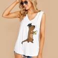 SmileteesGrad Cute Sea Otter Graduation T-Shirt Women's V-Neck Tank Top