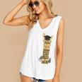 SmileteesGrad Llama Graduation T-Shirt Women's V-Neck Tank Top