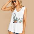 Social Anxiety Introvert Nervous Awkward Socially Women's V-Neck Tank Top