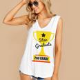 Star Graduate Second Grade Graduation Trophy Cup Women's V-Neck Tank Top