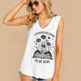 I Stopped Reading To Be Here Introvert Book Lover Bookworm Women's V-Neck Tank Top I Stopped Reading To Be Here Introvert Book Lover Bookworm Women's V-Neck Tank Top