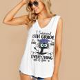 I Survived 8th Grade Graduated Cat Graduation Women's V-Neck Tank Top