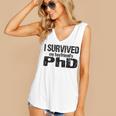 I Survived My Boyfriend's PhD Graduation T-Shirt Women's V-Neck Tank Top
